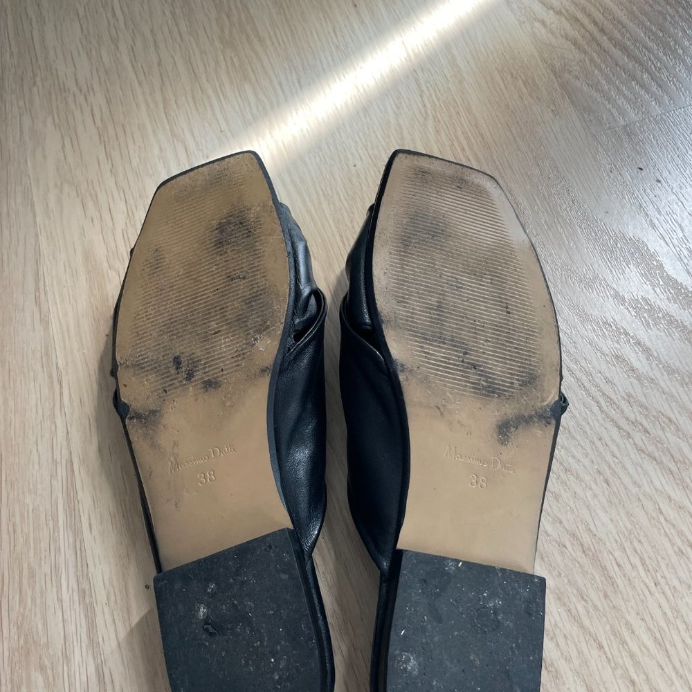 massimo dutti leather sandals size 38 - Picture 2 of 4